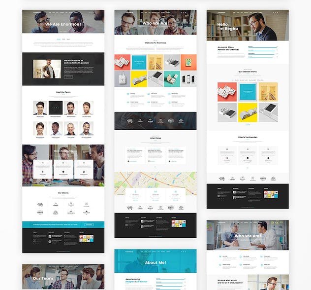 third preview of 'Premium Enormous Business Multi-Purpose PSD Template  Free Download'