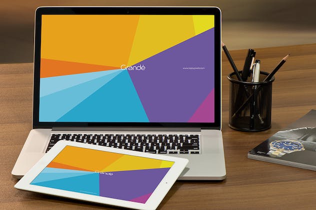 fourth preview of 'Premium Macbook Mockups  Free Download'