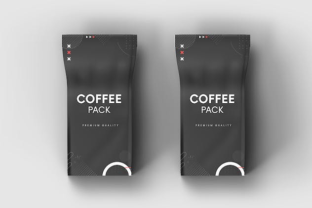 fourth preview of 'Premium Coffee Bag Packet Mockups  Free Download'