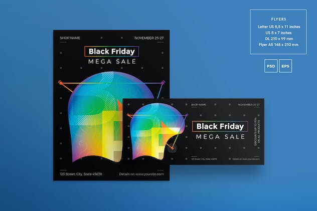 second preview of 'Premium Black Friday Sale Flyer and Poster Template  Free Download'
