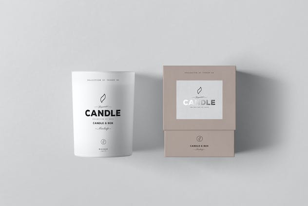 third preview of 'Premium Candle Box Mock-up  Free Download'