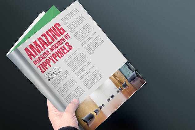 second preview of 'Premium Magazine Mockups  Free Download'