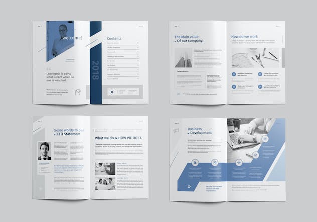 fourth preview of 'Premium Company Profile 2018  Free Download'