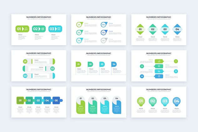 fourth preview of 'Premium Business Numbers Illustrator Infographics  Free Download'