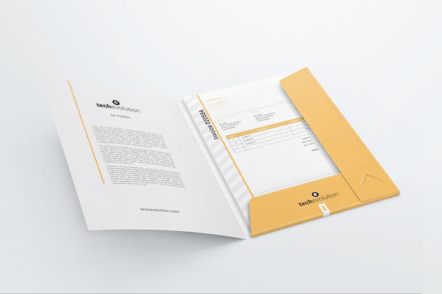 fourth preview of 'Premium Paper Folder Mockups  Free Download'