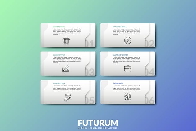 fourth preview of 'Premium Futurum Infographic White  Free Download'