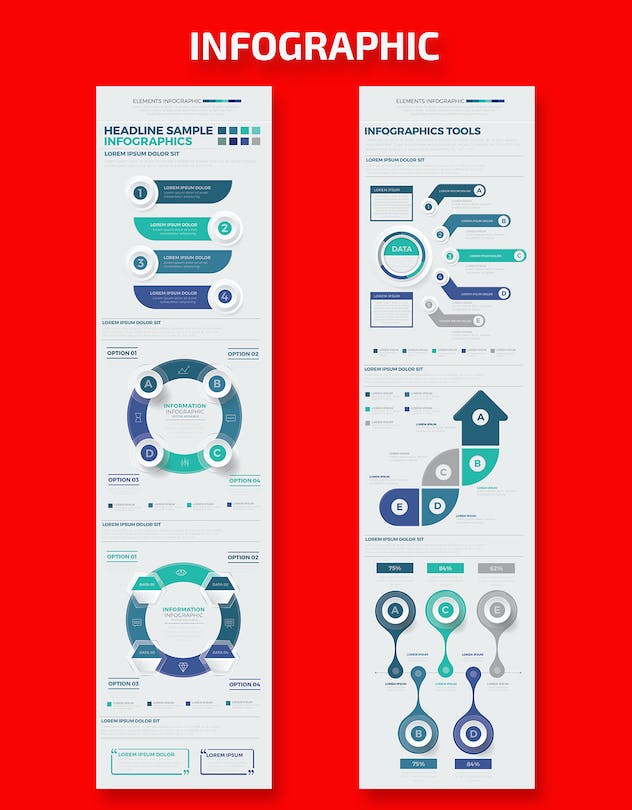 second preview of 'Premium Infographic Elements Template  Free Download'