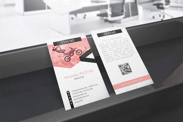 third preview of 'Premium Business Card Mockups  Free Download'