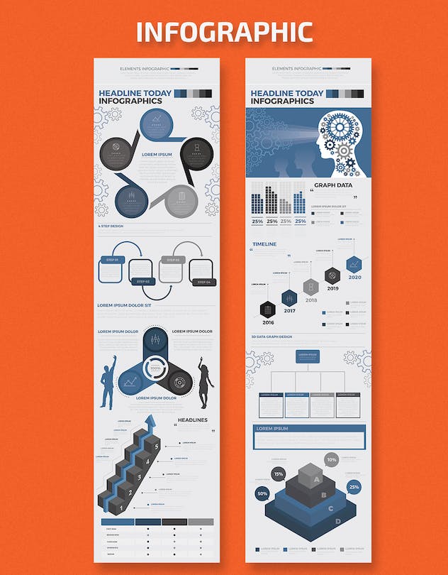 second preview of 'Premium Infographic Set  Free Download'