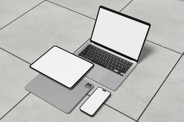 third preview of 'Premium Multi Devices Mockup  Free Download'