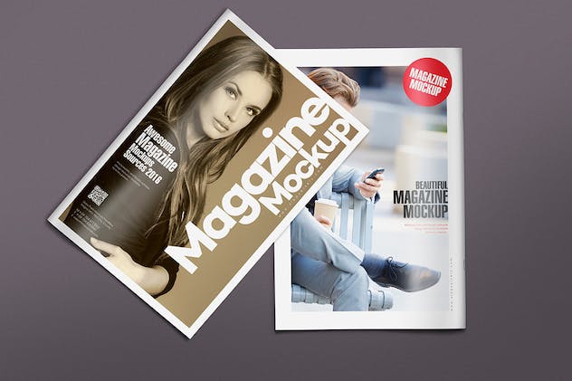 fourth preview of 'Premium Versatile Magazine Mockups  Free Download'