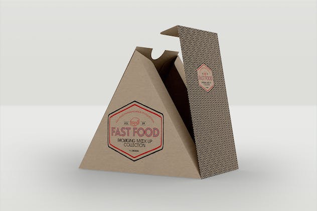 third preview of 'Premium Fast Food Boxes Vol. 9 – Take Out Packaging Mockups  Free Download'
