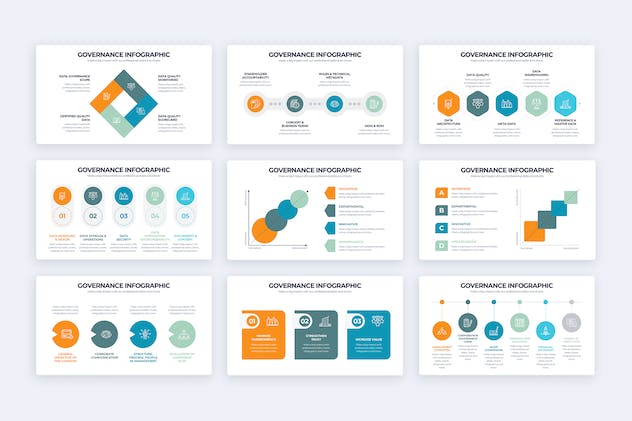 fourth preview of 'Premium Business Governance Illustrator Infographics  Free Download'