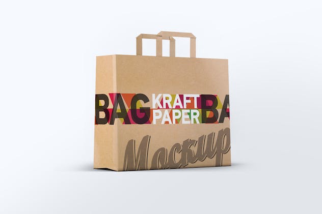 second preview of 'Premium Kraft Paper Bag Mock-up  Free Download'