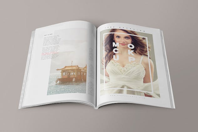 second preview of 'Premium 4 Magazine Mockups  Free Download'