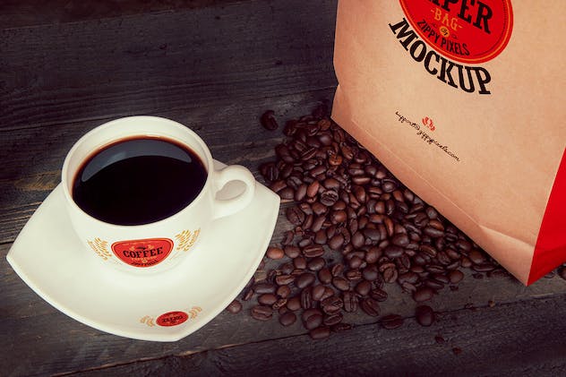 second preview of 'Premium Coffee Branding Mockups  Free Download'