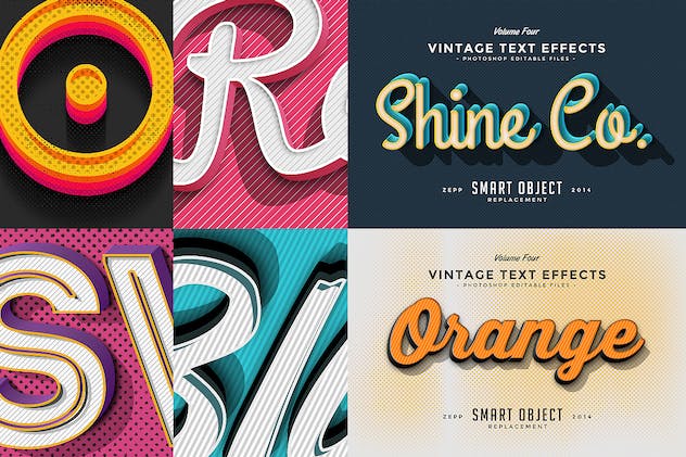 fourth preview of 'Premium Vintage Text Effects Vol. 4  Free Download'