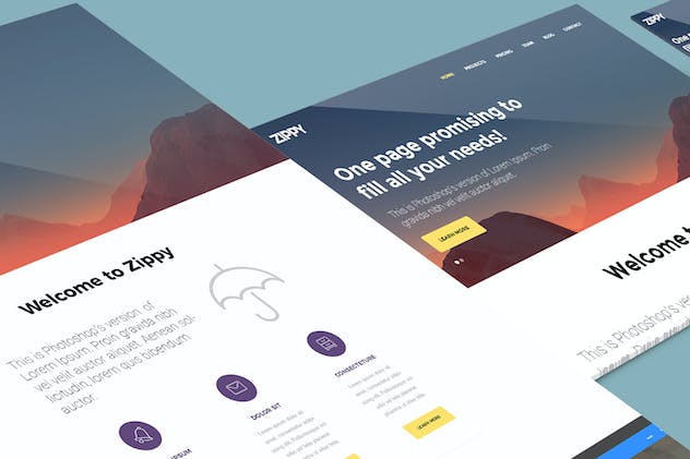 fourth preview of 'Premium 7 Website Mockups  Free Download'
