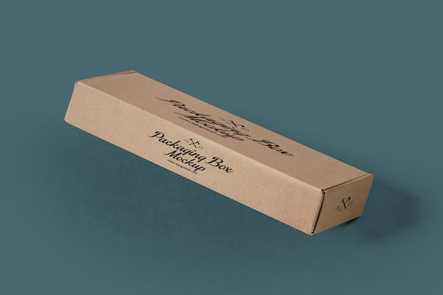 second preview of 'Premium 7 Rectangular Packaging Box Mockups  Free Download'
