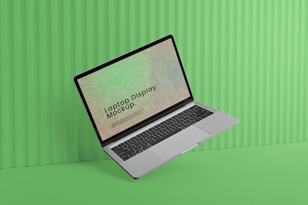 third preview of 'Premium Laptop Design Mockup  Free Download'