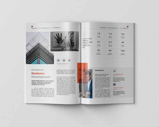 second preview of 'Premium Mark Annual Report  Free Download'
