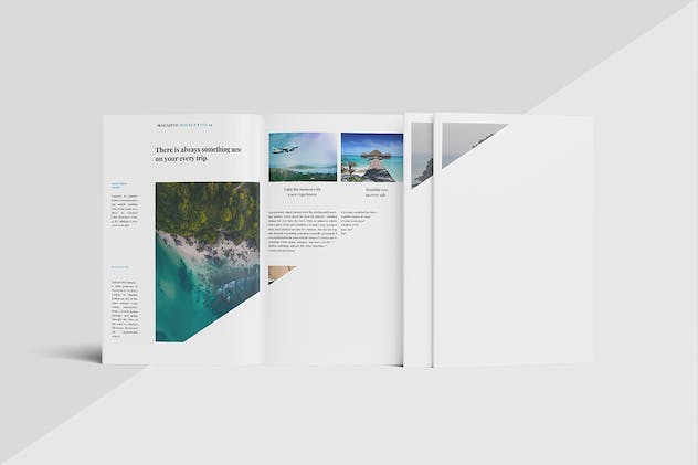 second preview of 'Premium A4 Brochure / Magazine Mockup  Free Download'