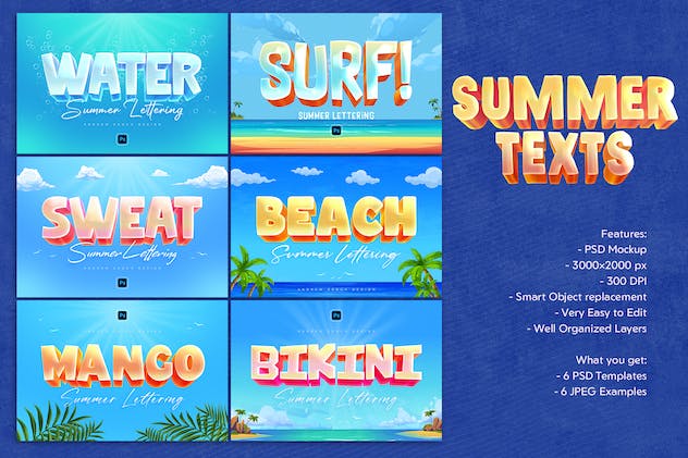 fourth preview of 'Premium Summer Text Effects  Free Download'