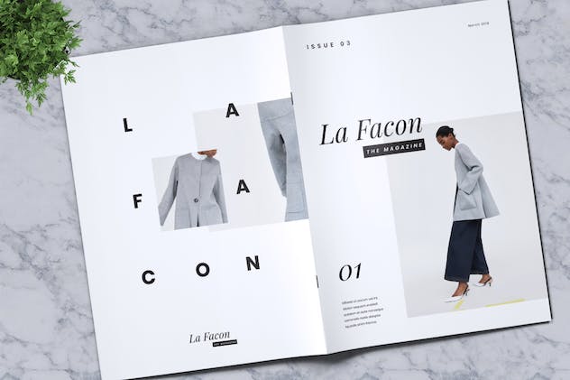 third preview of 'Premium  La Facon Fashion Magazine   Free Download'