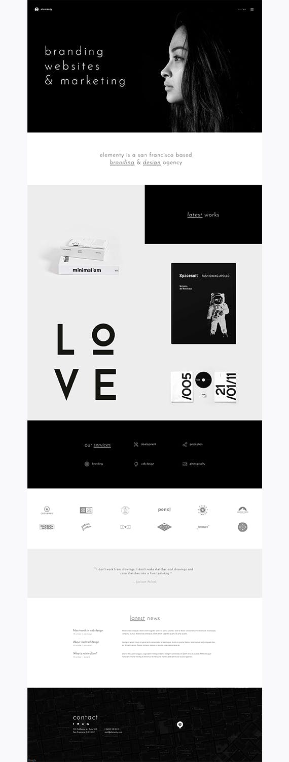 second preview of 'Premium Elementy – Multipurpose PSD Template  Free Download'