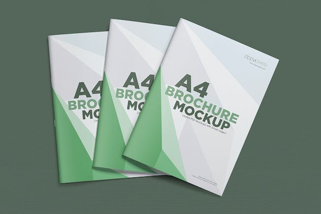 third preview of 'Premium 6 A4 Brochure Mockup  Free Download'