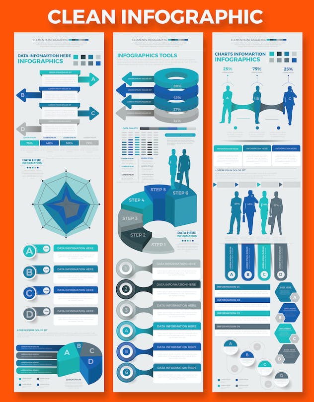 fourth preview of 'Premium Infographics  Free Download'