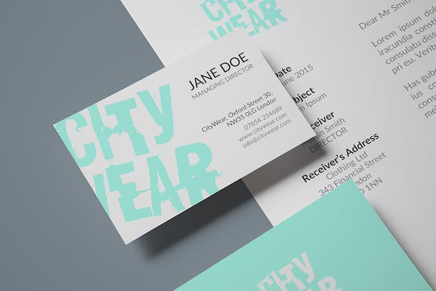 third preview of 'Premium Corporate Branding Identity Mock-Up  Free Download'