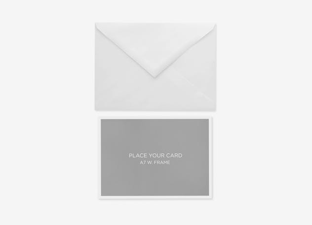 second preview of 'Premium Invitation Card Mockup  Free Download'