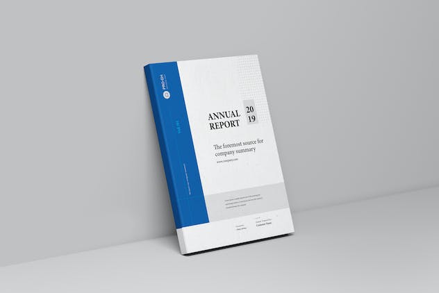 fourth preview of 'Premium Annual Report Template  Free Download'