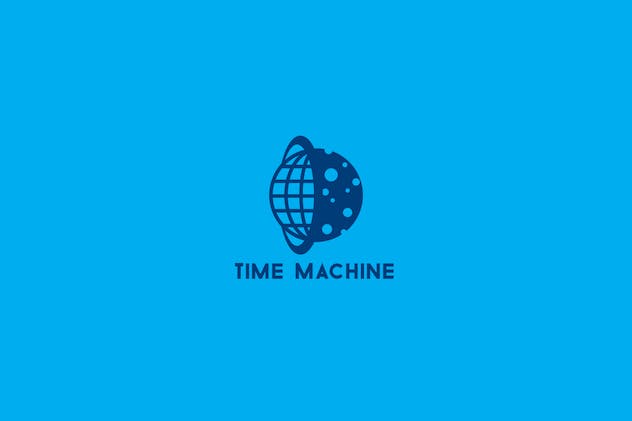 fourth preview of 'Premium Time Machine Logo Template  Free Download'