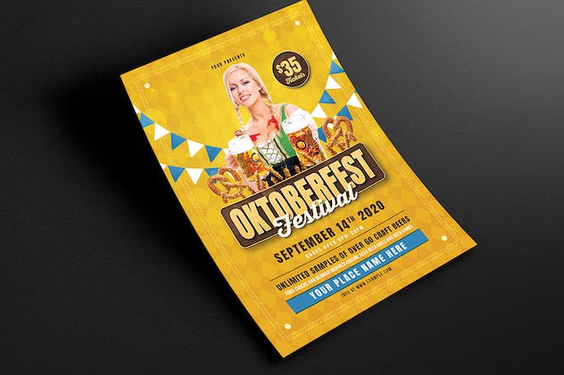 fourth preview of 'Premium October Festival Flyer  Free Download'