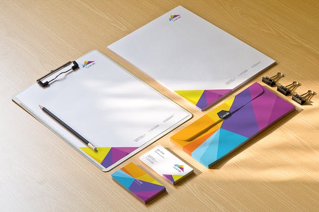 third preview of 'Premium Corporate Stationery Mockups PSD  Free Download'