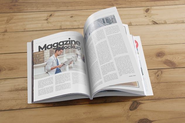 second preview of 'Premium Magazine Mockups PSD  Free Download'