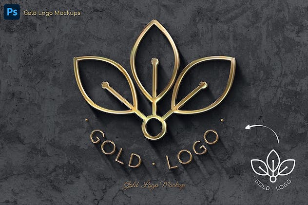 third preview of 'Premium Gold Text and Logo Templates  Free Download'