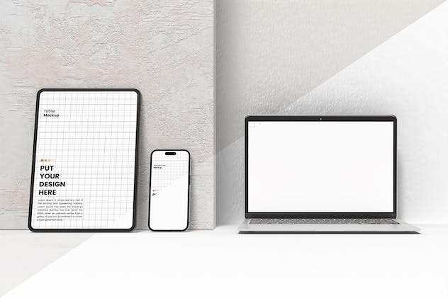 fourth preview of 'Premium Multi Devices Mockup  Free Download'