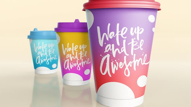second preview of 'Premium Paper Cup Mockup  Free Download'