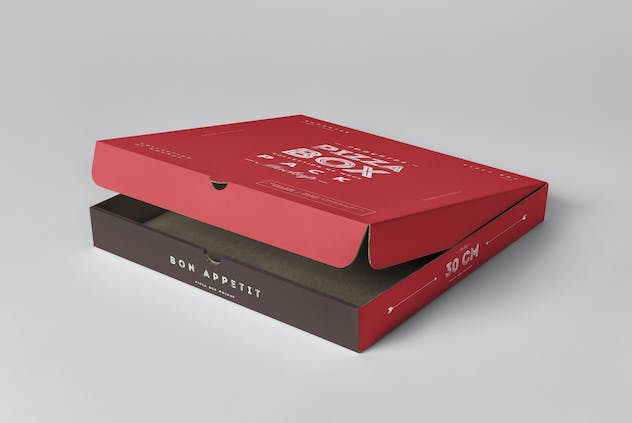 second preview of 'Premium 30 Pizza Box Mock Up  Free Download'