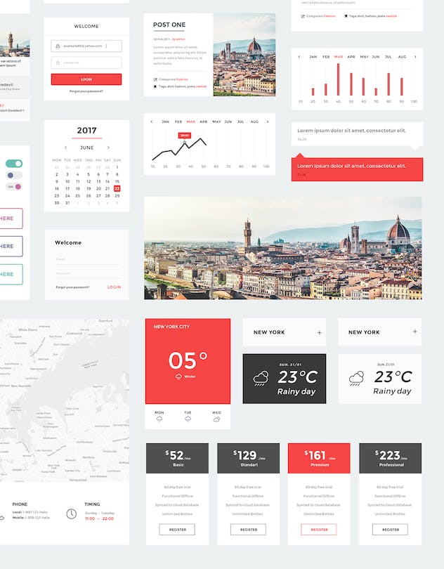 second preview of 'Premium Awesome Web UI Kit  Free Download'