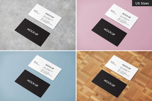 third preview of 'Premium Stationery Mock-Up US Sizes  Free Download'