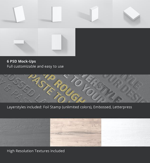 third preview of 'Premium Package Box Mock Up Flat Rectangle  Free Download'