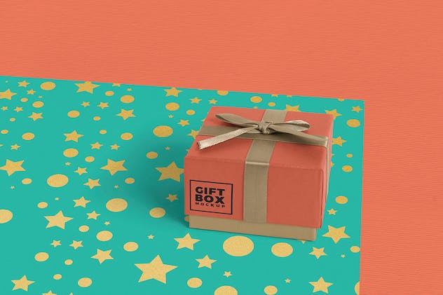 fourth preview of 'Premium Gift Box Mockups  Free Download'
