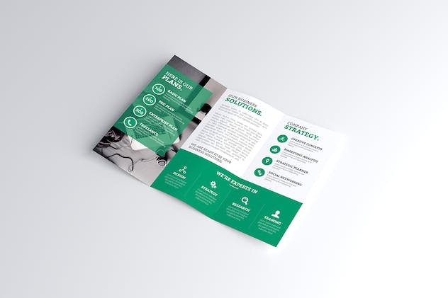 fourth preview of 'Premium Trifold Brochure  Free Download'