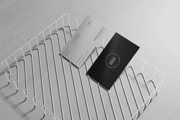 second preview of 'Premium Business Card Mockup  Free Download'