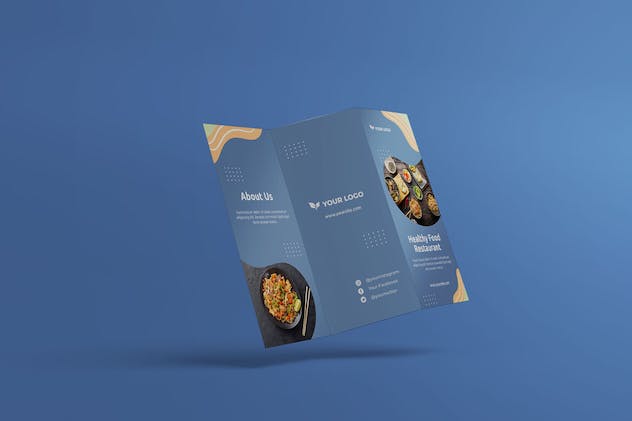 third preview of 'Premium Trifold Brochure Mockup  Free Download'