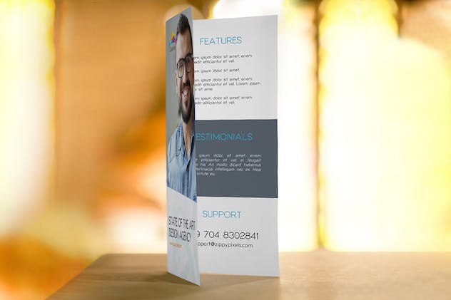 third preview of 'Premium Creative Flyer Mockups  Free Download'